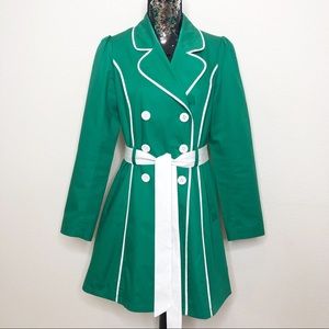 modcloth green coat